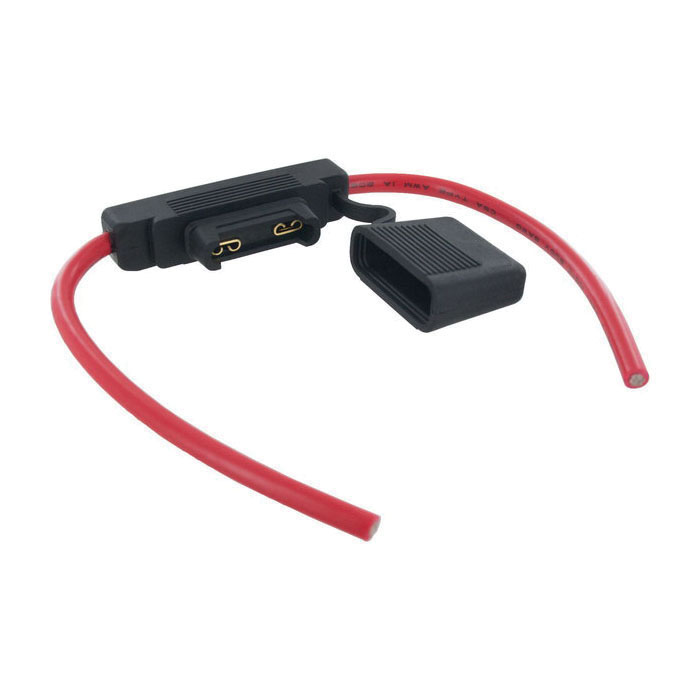 Porte-fusible MAXI en ligne 60A 8GA avec capuchon fusible non inclus