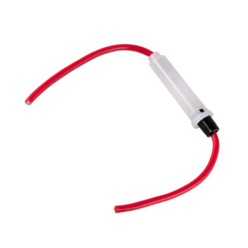 Porte-fusible AGC en ligne en nylon 30A 12GA fusible inclus