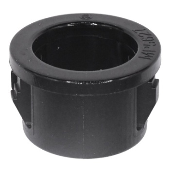 Plastic insulating bushing for 9/16 in hole black
