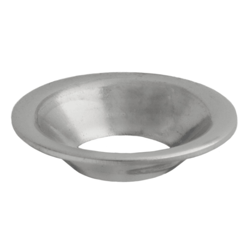 Flush countersunk washer #10 nickel plated brass