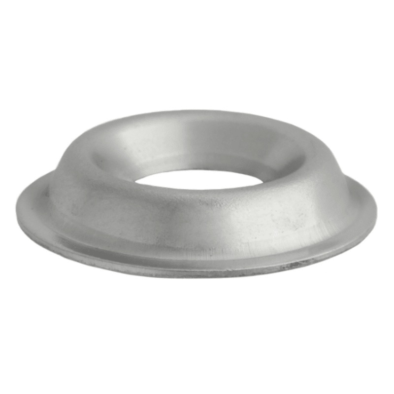Flanged countersunk washer #6 stainless steel (304 / 18-8)
