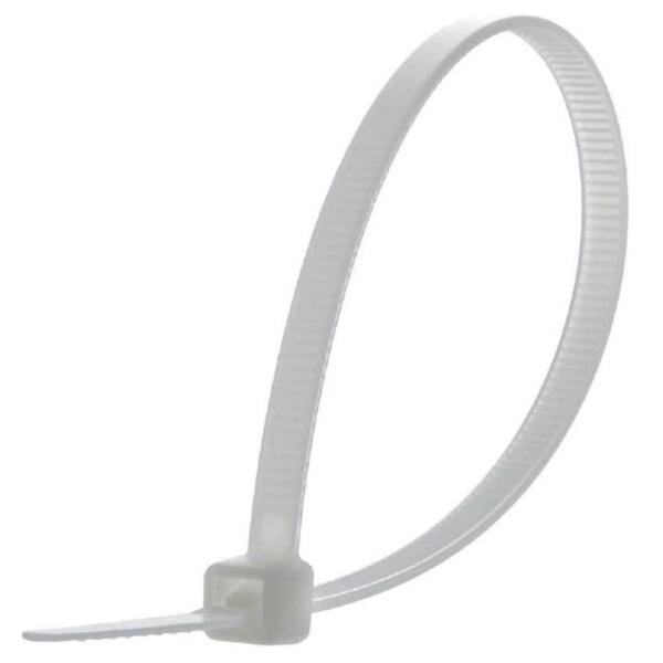 Natural nylon cable ties 18 in 120 lb