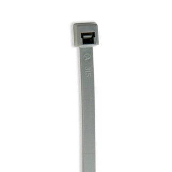 Grey nylon cable ties 4 in 18 lb