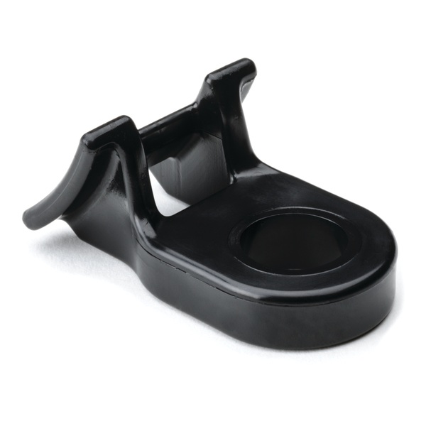 Bases de fixation à vis ovales robuste pour attaches pour câbles jusqu'à 12.7 mm (0.500 po) de large vis 5/16 po noires