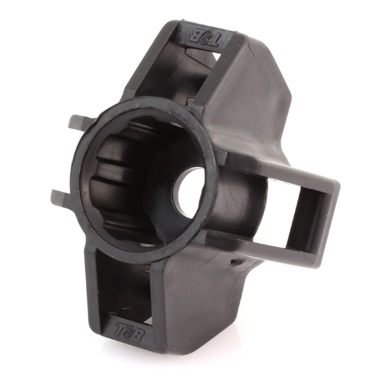 Supports d'attaches pour câbles à 4 directions pour goujons 3/8 po et attaches pour câbles jusqu'à 7.6 mm (0.300 po) de large noirs