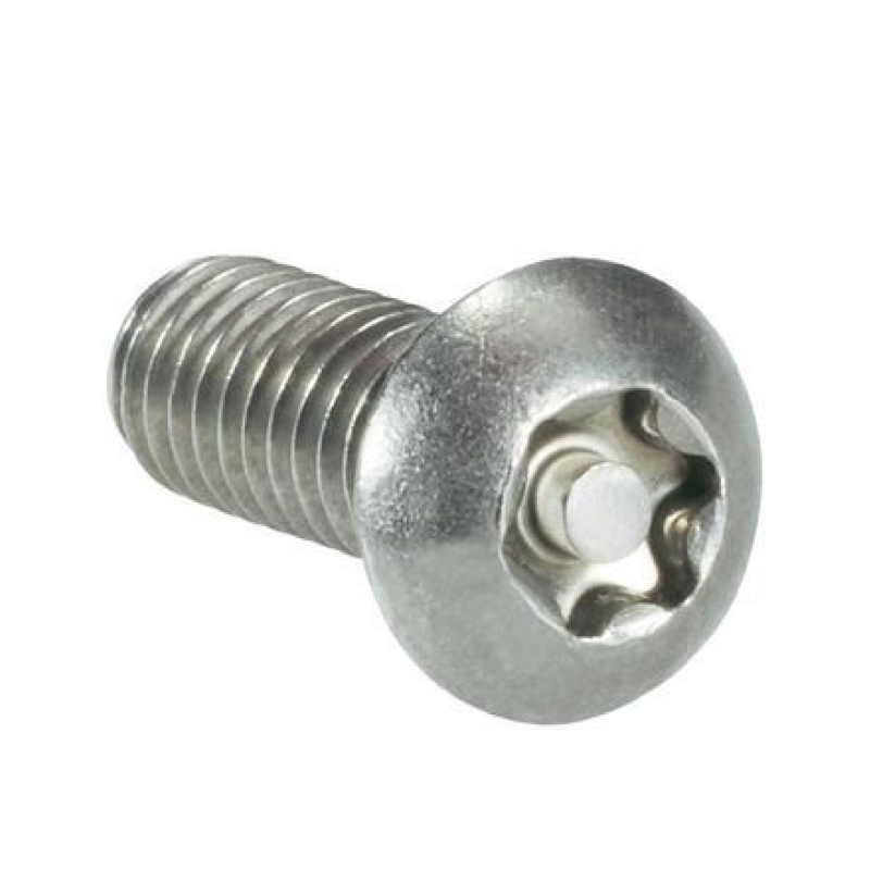 Tamper-resistant machine screw round head Torx drive #8-32 X 3/8 stainless steel