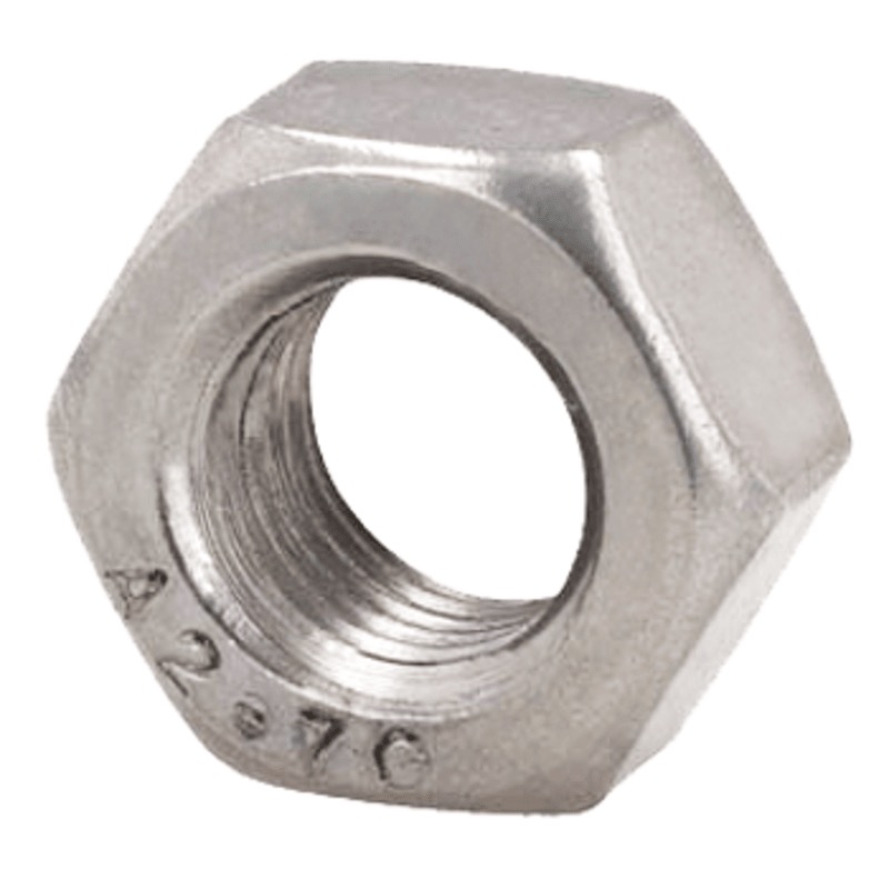 Hex nut M2 X 0.40 UNC stainless steel (304 / 18-8)
