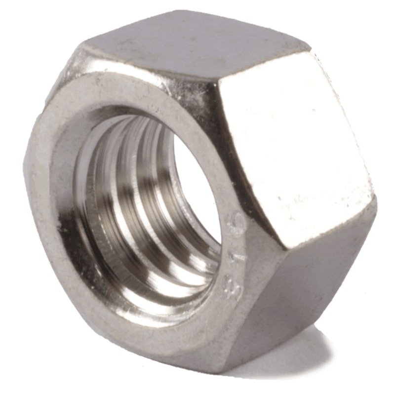 Hex nut M4 X 0.70 UNC stainless steel (316)