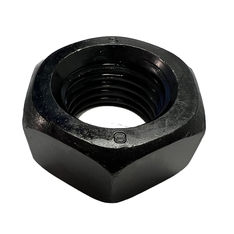 Hex nut M3 X 0.50 UNC class 8 DIN 934 bare metal
