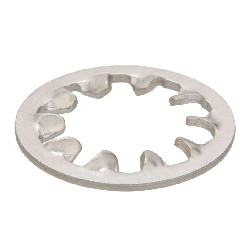 Rondelle de blocage à denture interne #4 acier inoxydable (410)