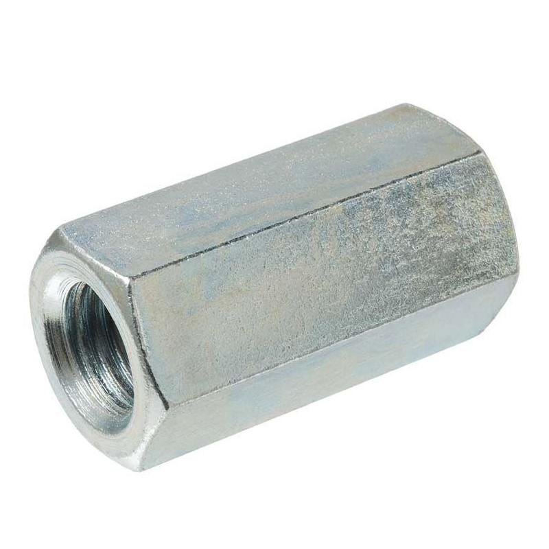 Coupling nut M8 X 1.25 X 13mm X 24mm UNC D6334 zinc