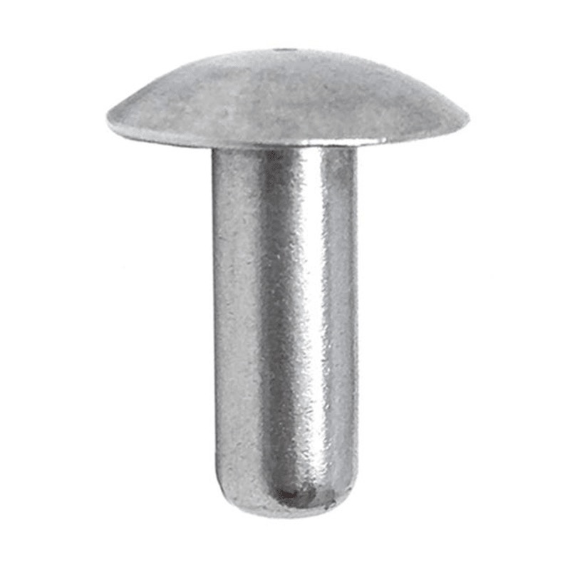 Rivet plein tête bombée (brazier) 3/16 X 3/4 aluminium dur