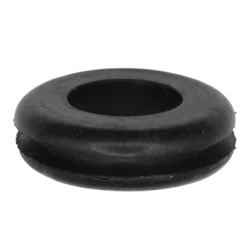 Bague de protection passe-fil en caoutchouc SBR 1/8 po dia. int. X 1/2 po dia. ext. X 5/16 po épais noire