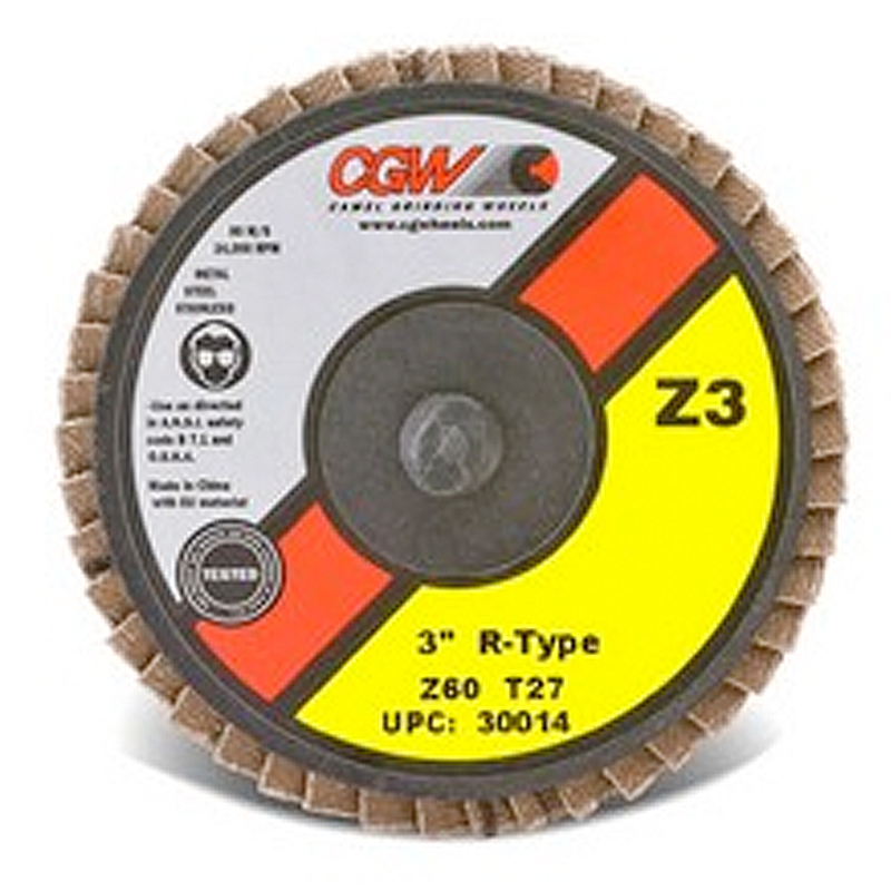 2 T27 Zirconia Reg Roll On 36 GRIT