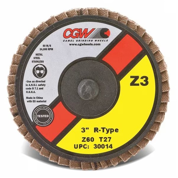 3 T27 Zirconia Reg Roll On 80 Grit