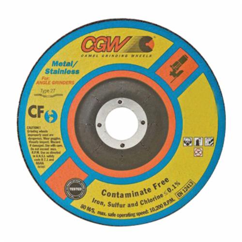 4 1/2 x 1/4 x 5/8-11 WA24-S-BF Stainless T27