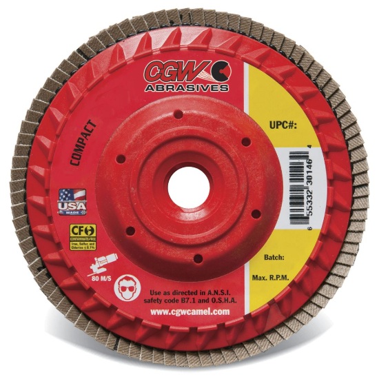 5 x 7/8 Compact Z3 Trimmable 80 Grit