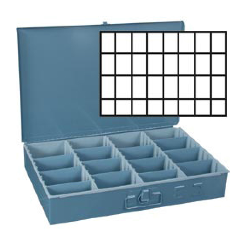 TRAY BOXE 32 COMPARTMENTS PRD GREEN