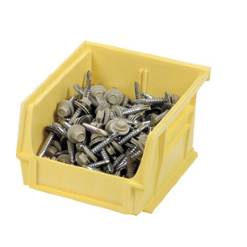 CASIER PLASTIQUE JAUNE 4LAR X 5 PROF X 3 HAUT