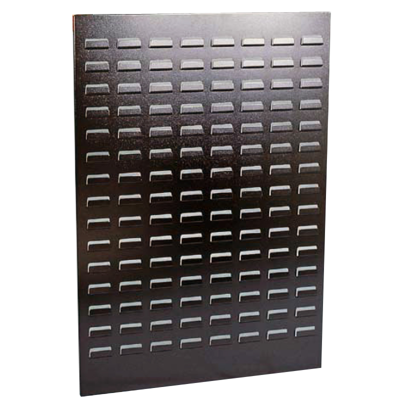 STEEL LOUVERED PANEL BOARD 19WX1DX36H GREY