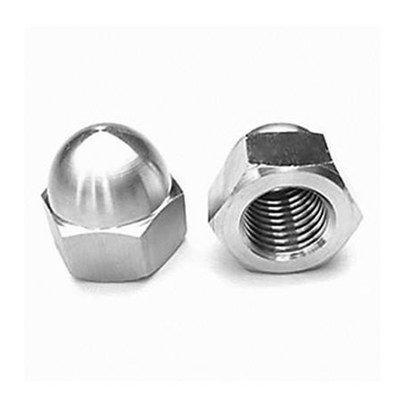 Acorn hex cap nut M4 X 0.70 UNC DIN 1587 stainless steel (304 / 18-8)