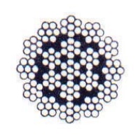 CABLE GALVANISE 7X19, 3/8X1'