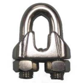 SERRE-CABLE EN ACIER INOXIDABLE 3/16