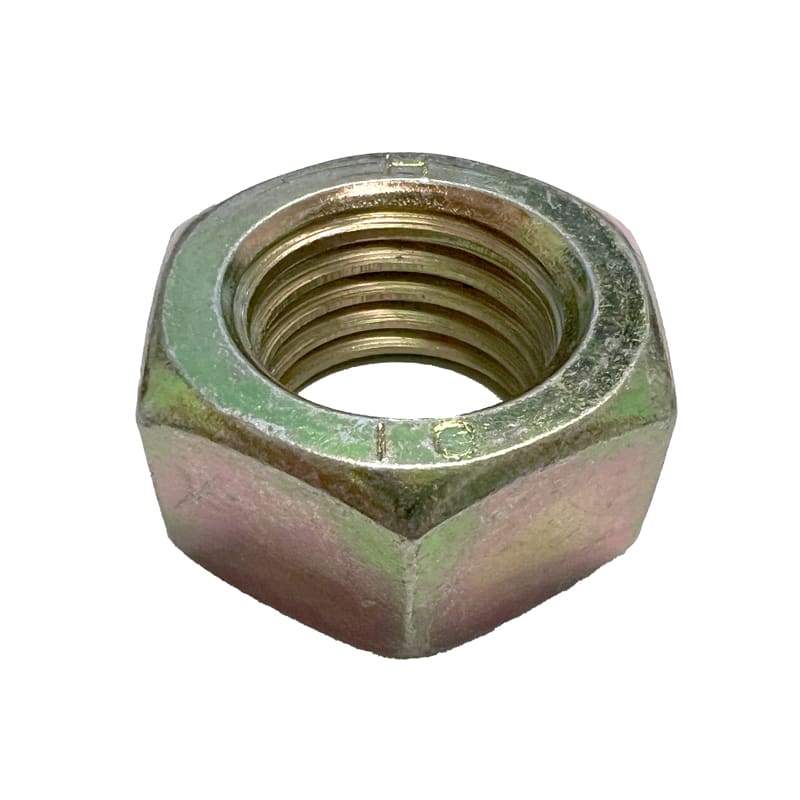 Écrou hex M6 X 1.00 UNC classe 10 DIN 934 zinc jaune