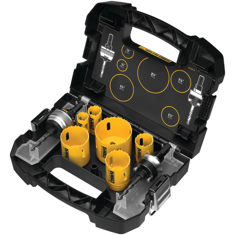 9 Pc. Standard Plumber's Hole Saw Set