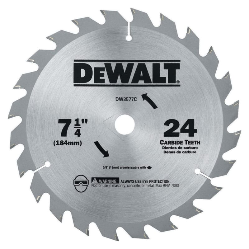 7-1/4 24T Carbide OPP Saw Blade