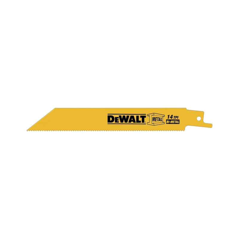DeWalt DW4838 12 14 TPI Lame de scie à dos droit bimétallique