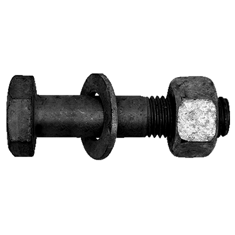 Boulon hex structurel assemblé 1/2-13 X 1-1/2 UNC grade A325 métal nu (PT)