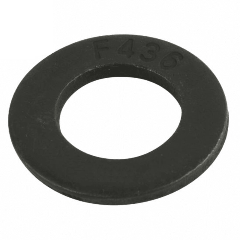 F436 thru hardened structural flat washer 5/16 bare metal