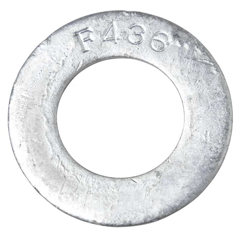 F436 thru hardened structural flat washer 1/2 HDG
