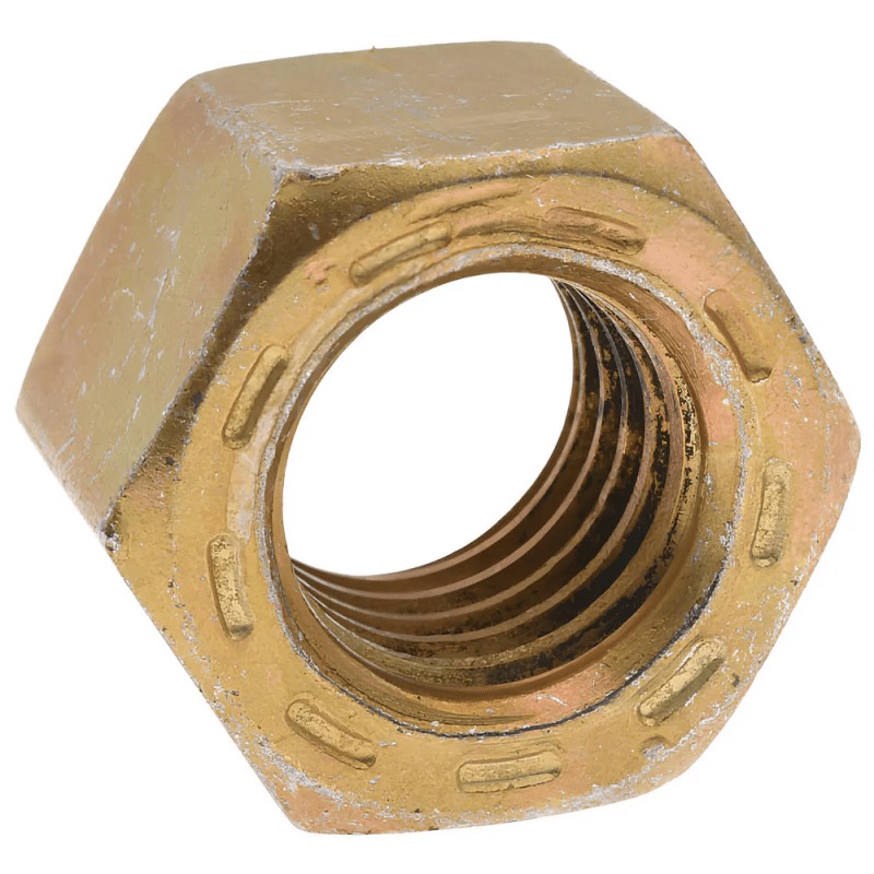 Écrou hex 1/4-20 UNC L9 chromate de cadmium jaune