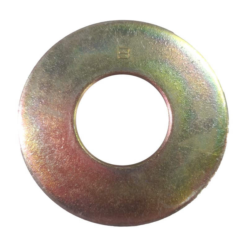 USS tension flat washer 1/4 L9 yellow zinc