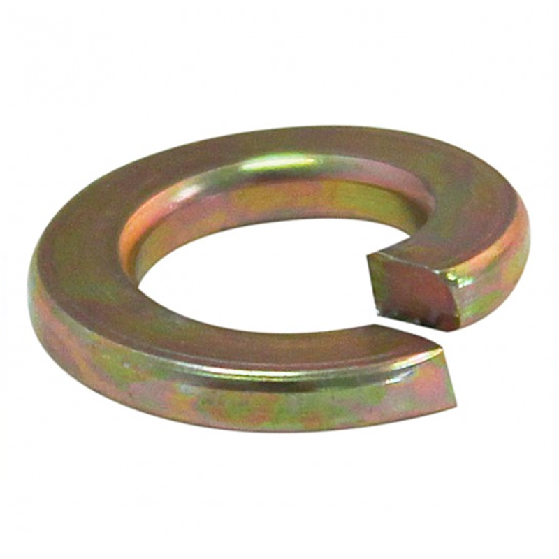 Split lock washer 1/4 G8 yellow zinc