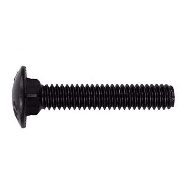 Carriage bolt 1/4-20 X 5/8 UNC G2 bare metal (FT)