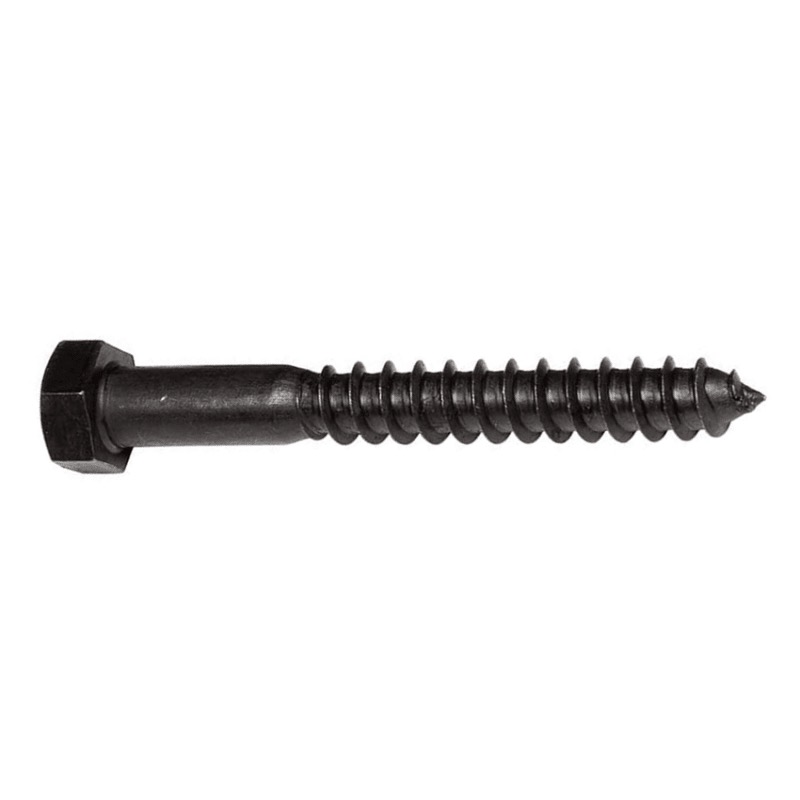 Hex lag screw 1/4-10 X 1 G2 bare metal (FT)