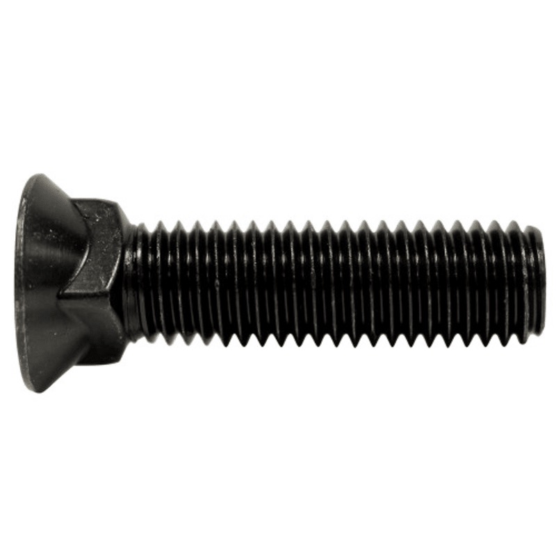 Boulon de charrue 3/8-16 X 1 UNC G5 métal nu (FT)