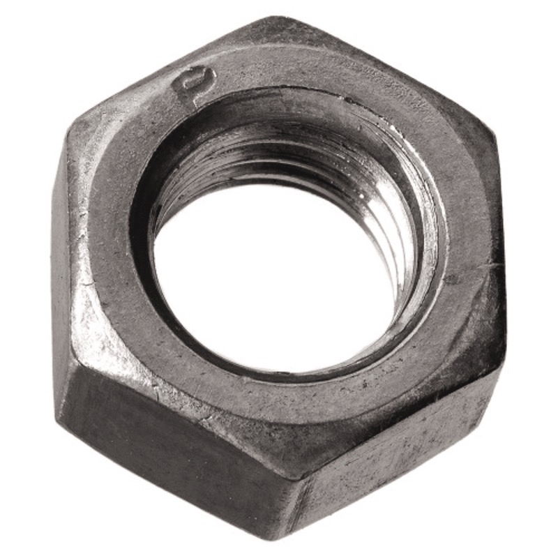 Écrou hex 1/4-20 UNC G2 métal nu