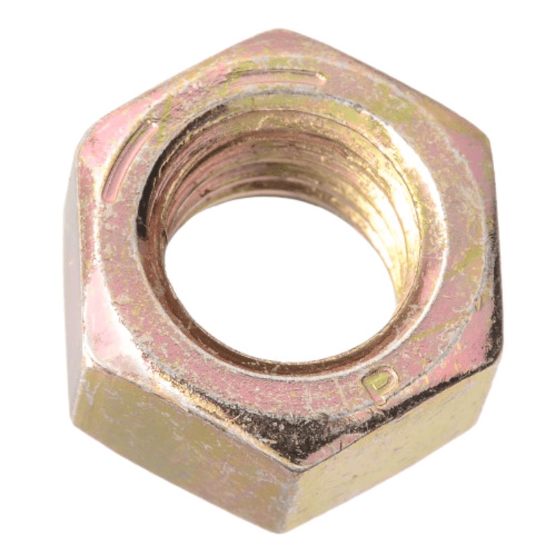 Écrou hex 1/4-20 UNC G8 zinc jaune