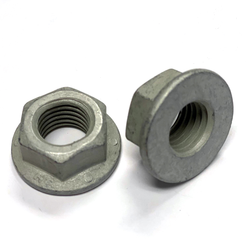 Écrou hex auto-bloquant à embase 3/8-16 UNC G8 Magni 594