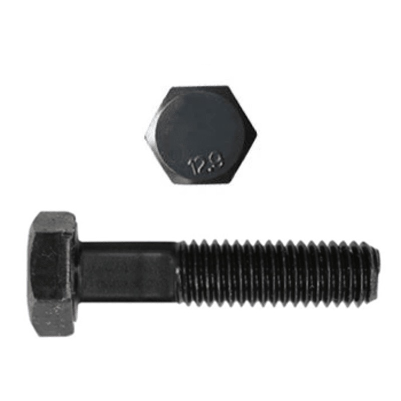 Boulon hex M16 X 2.00 X 65mm UNC classe 12.9 DIN 931 métal nu (PT)