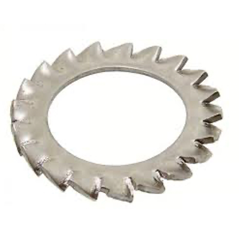 Rondelle de blocage à denture externe M4 DIN 6798A zinc