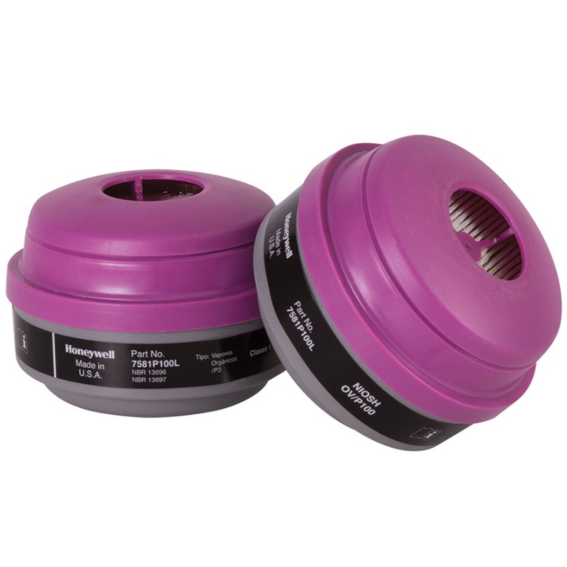 North® N series organic vapour cartridge / filter combo class P100