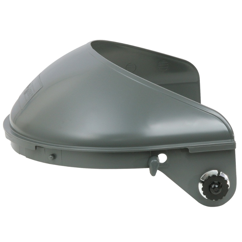 Fibre-Metal® faceshield hard hat attachment with 4 in crown