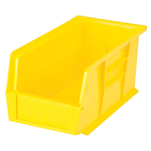 BACS EMPILABLE OU A SUSPENDRE JAUNE 5-1/2 X 10-7/8 X 5