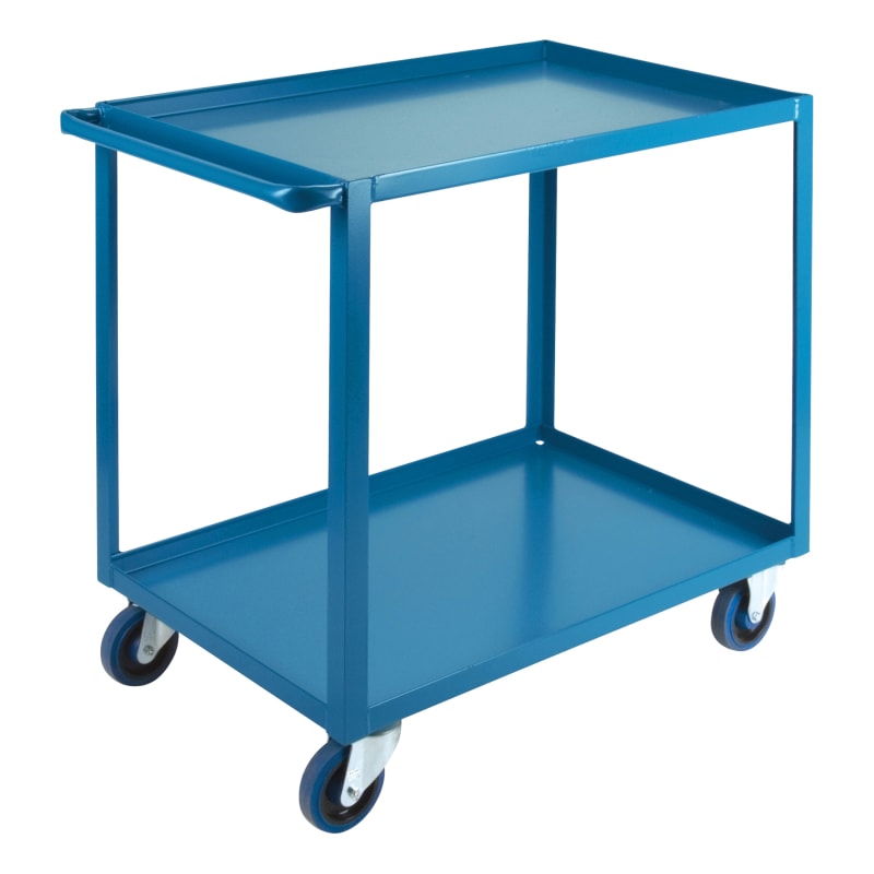 CHARIOTS A TABLETTES ROBUSTES AVEC REBORDS