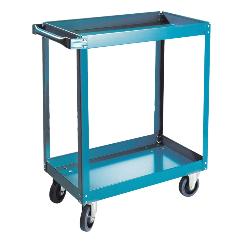 Chariots à tablettes démontés - Chariots à 2 tablettes